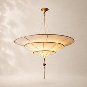 Shavelle Three-Tiered Chandelier 47“D