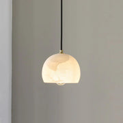 Semicircular Alabaster Pendant Light — image 12
