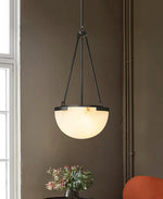 Semicircular Istar Alabaster Chandelier — image 7