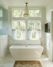 Semicircular Istar Alabaster Chandelier — image 5