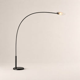 Marenna Clear Glass Floor Lamp