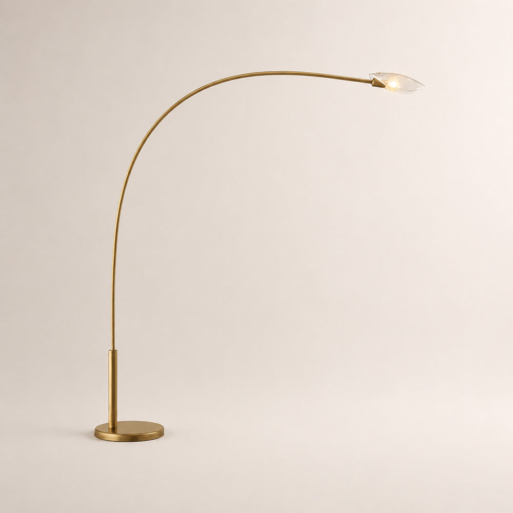 Marenna Clear Glass Floor Lamp