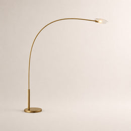 Marenna Clear Glass Floor Lamp