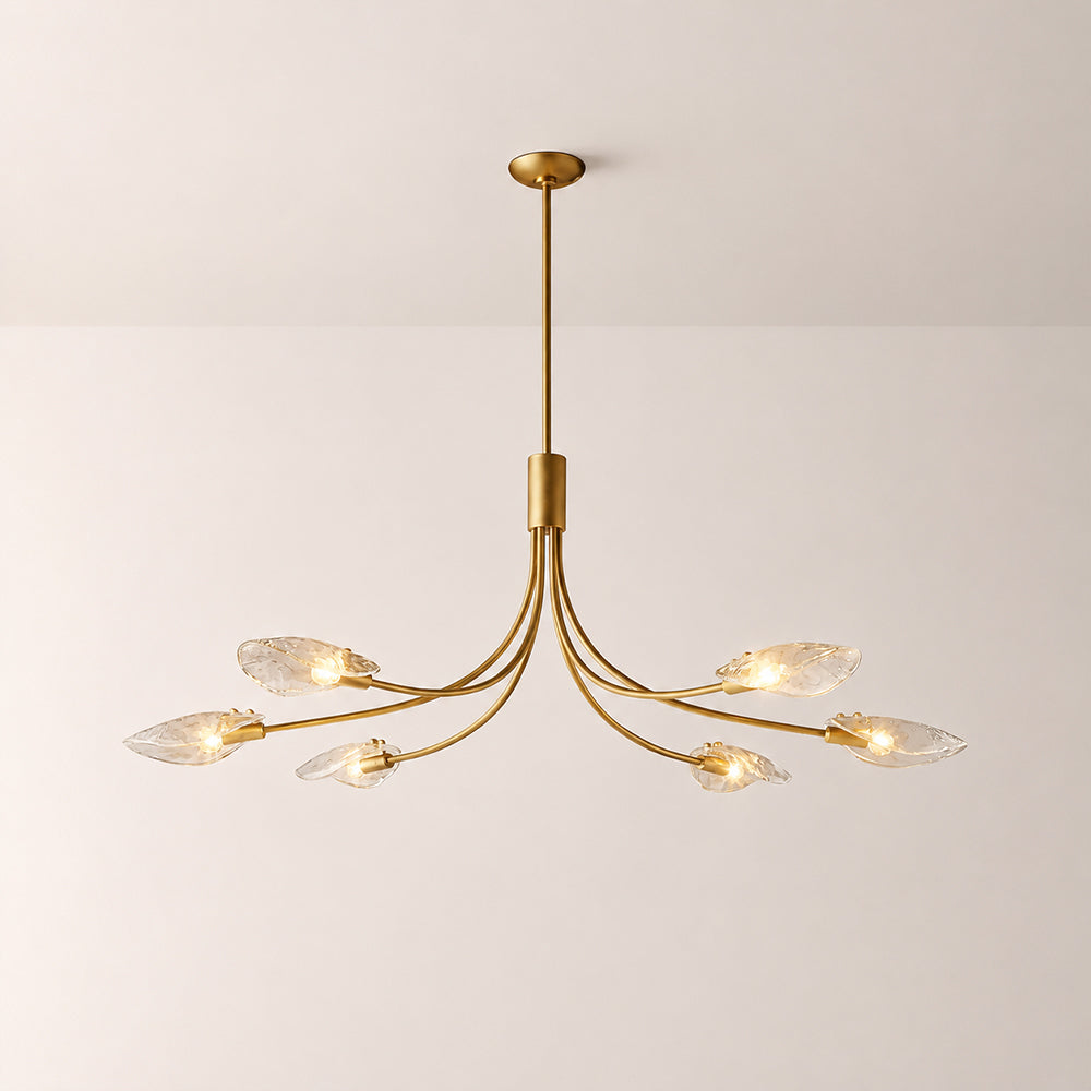 Marenna Clear Glass Linear Chandelier