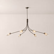 Marenna Clear Glass Linear Chandelier