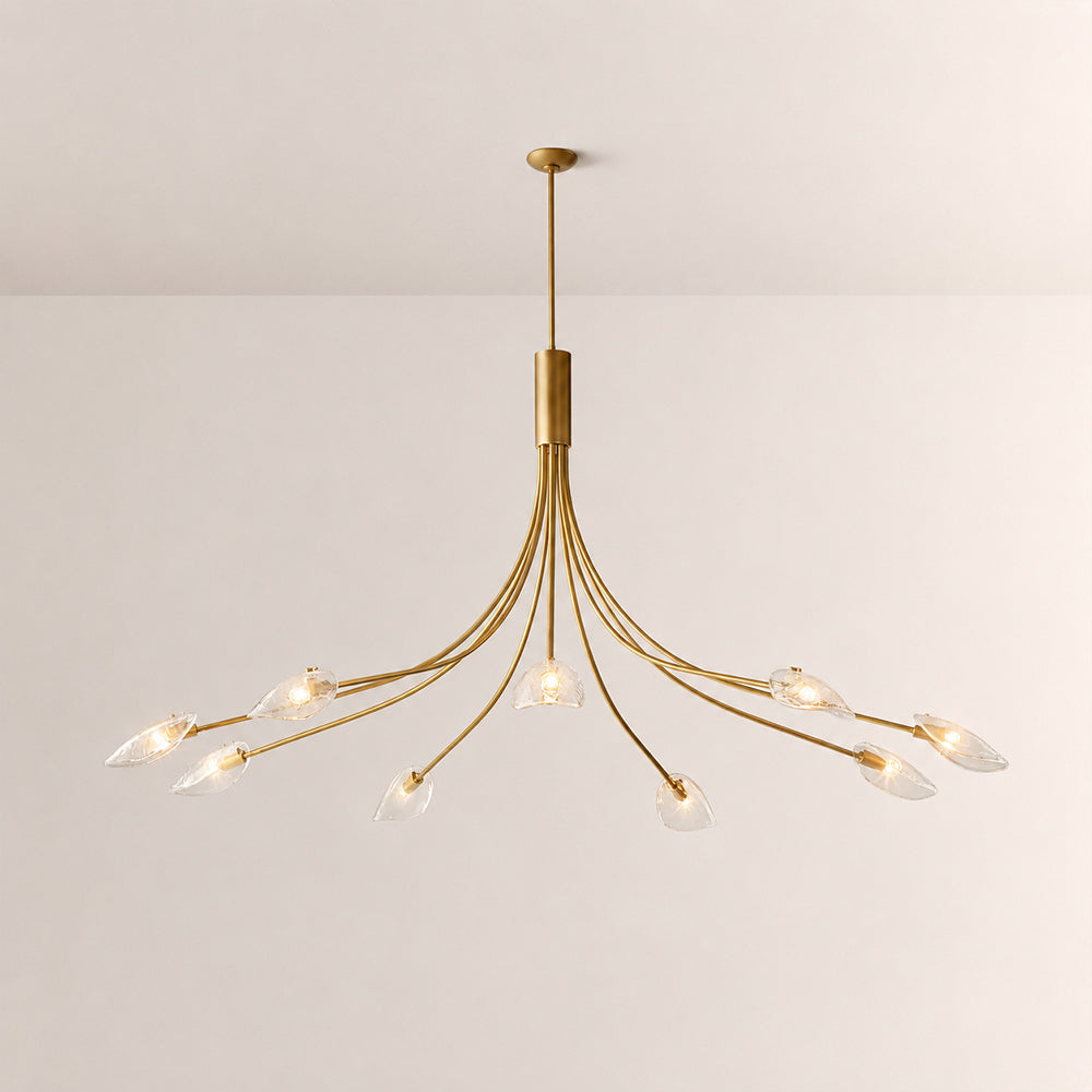 Marenna Clear Glass Round Chandelier