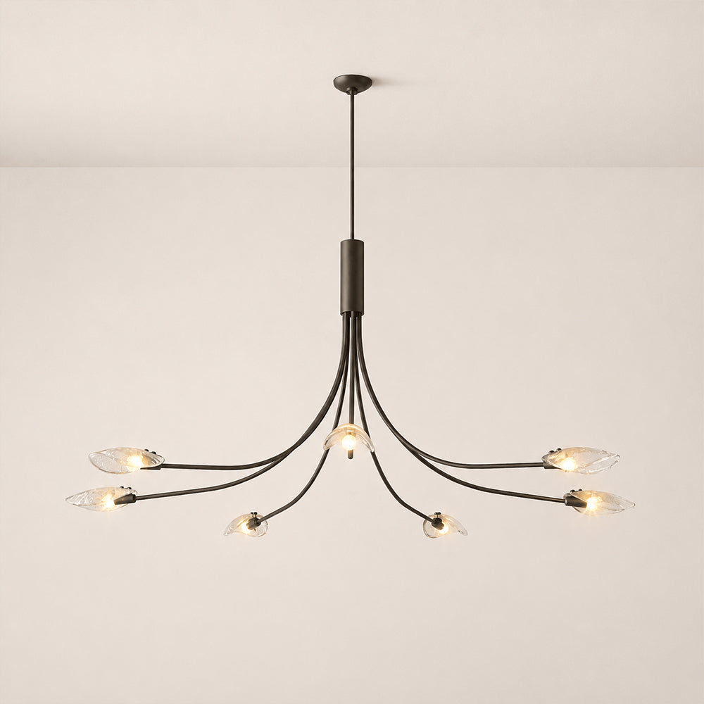 Marenna Clear Glass Round Chandelier