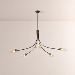 Marenna Clear Glass Round Chandelier