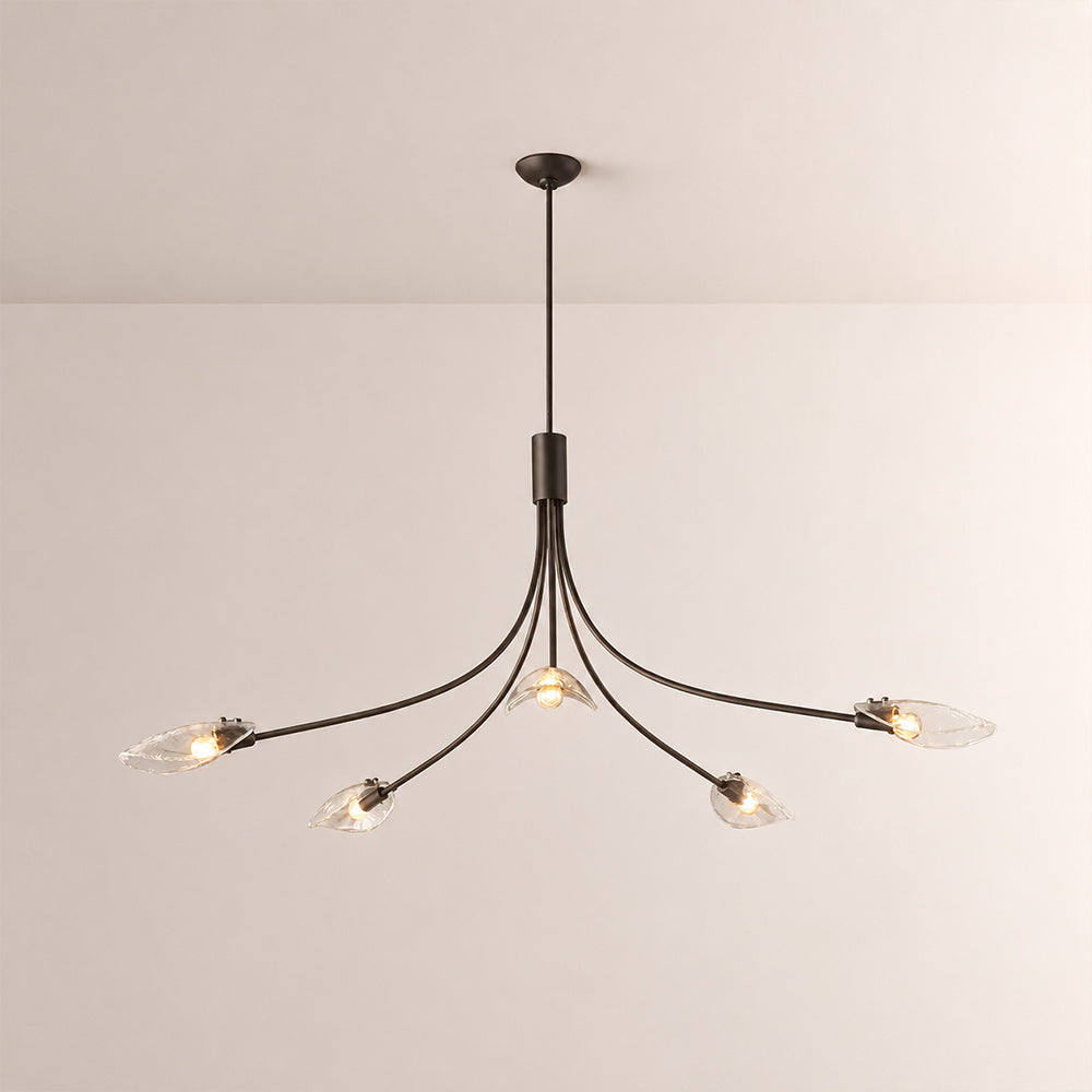 Marenna Clear Glass Round Chandelier