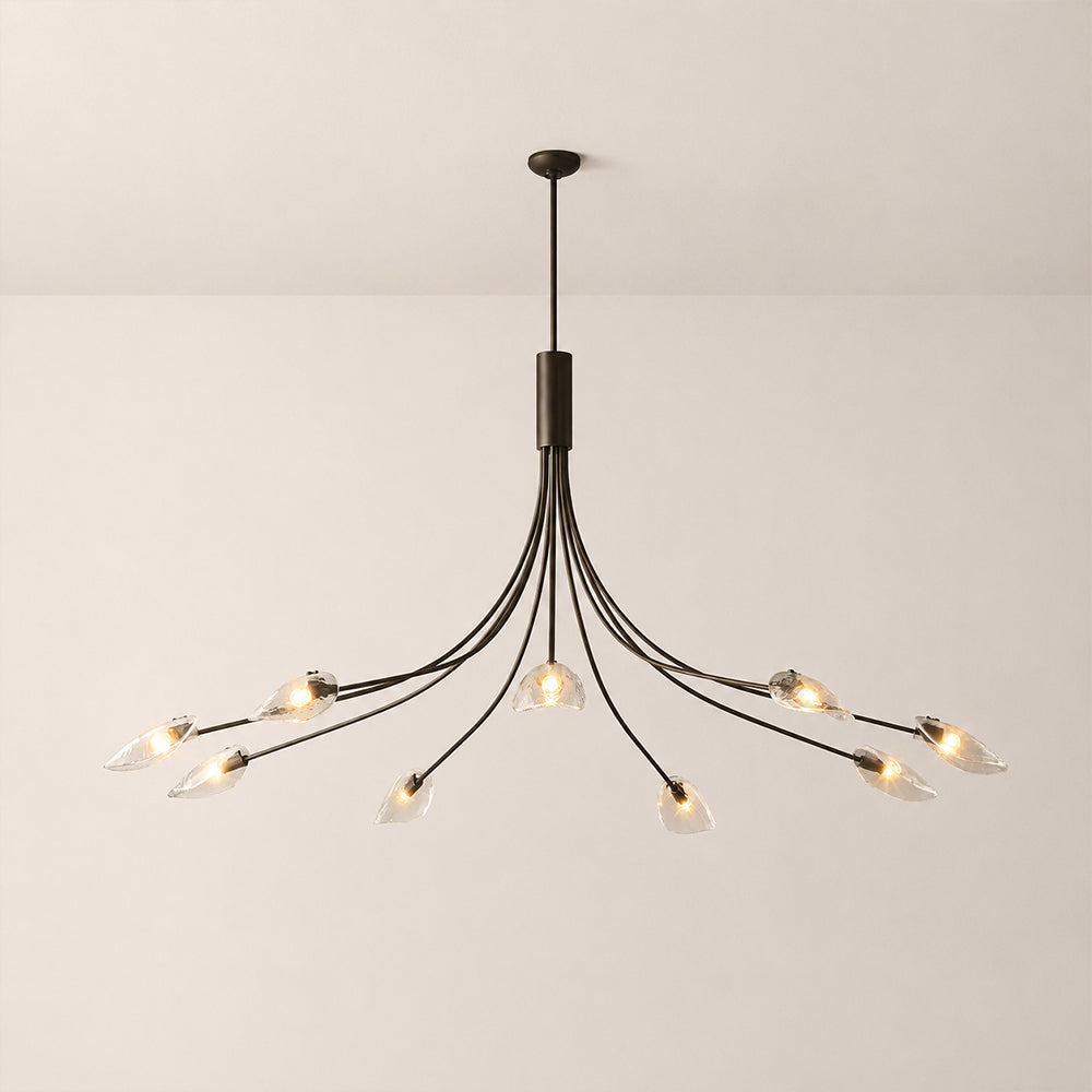 Marenna Clear Glass Round Chandelier