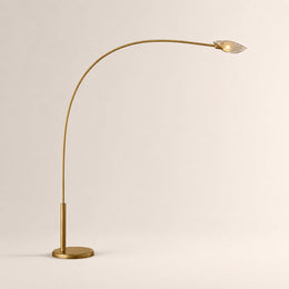 Marenna Smoke Glass Floor Lamp