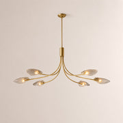 Marenna Smoke Glass Linear Chandelier