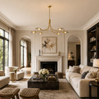Marenna Smoke Glass Linear Chandelier