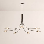 Marenna Smoke Glass Round Chandelier