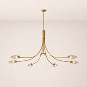 Marenna Smoke Glass Round Chandelier
