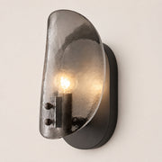 Marenna Smoke Glass  Wall Sconce