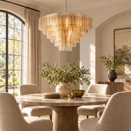 Sirevia Glass Round Chandelier 41