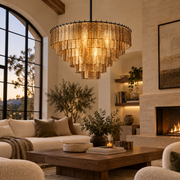 Sirevia Glass Round Chandelier 41
