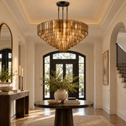 Sirevia Glass Round Chandelier 52
