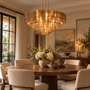 Sirevia Glass Round Chandelier 52