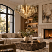 Sirevia Glass Round Chandelier 52