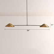 Sivlian 2-Light Linear Chandelier