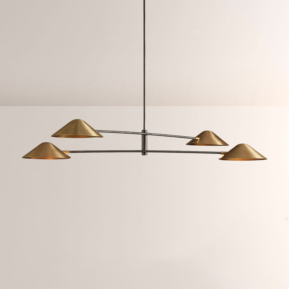 Sivlian 4-Light Linear Chandelier