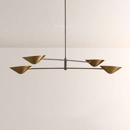 Sivlian 4-Light Linear Chandelier