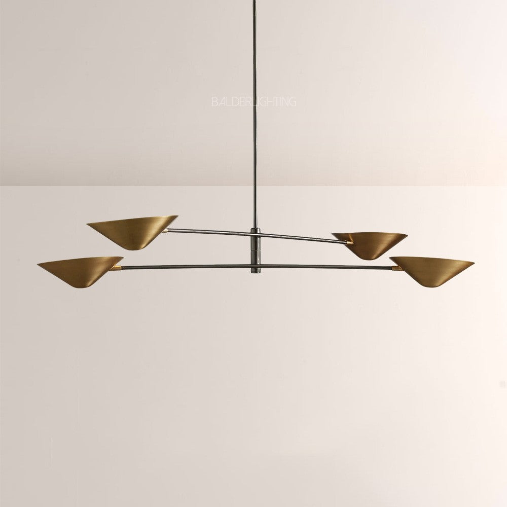 Sivlian 4-Light Linear Chandelier