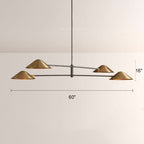 Sivlian 4-Light Linear Chandelier