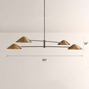 Sivlian 4-Light Linear Chandelier