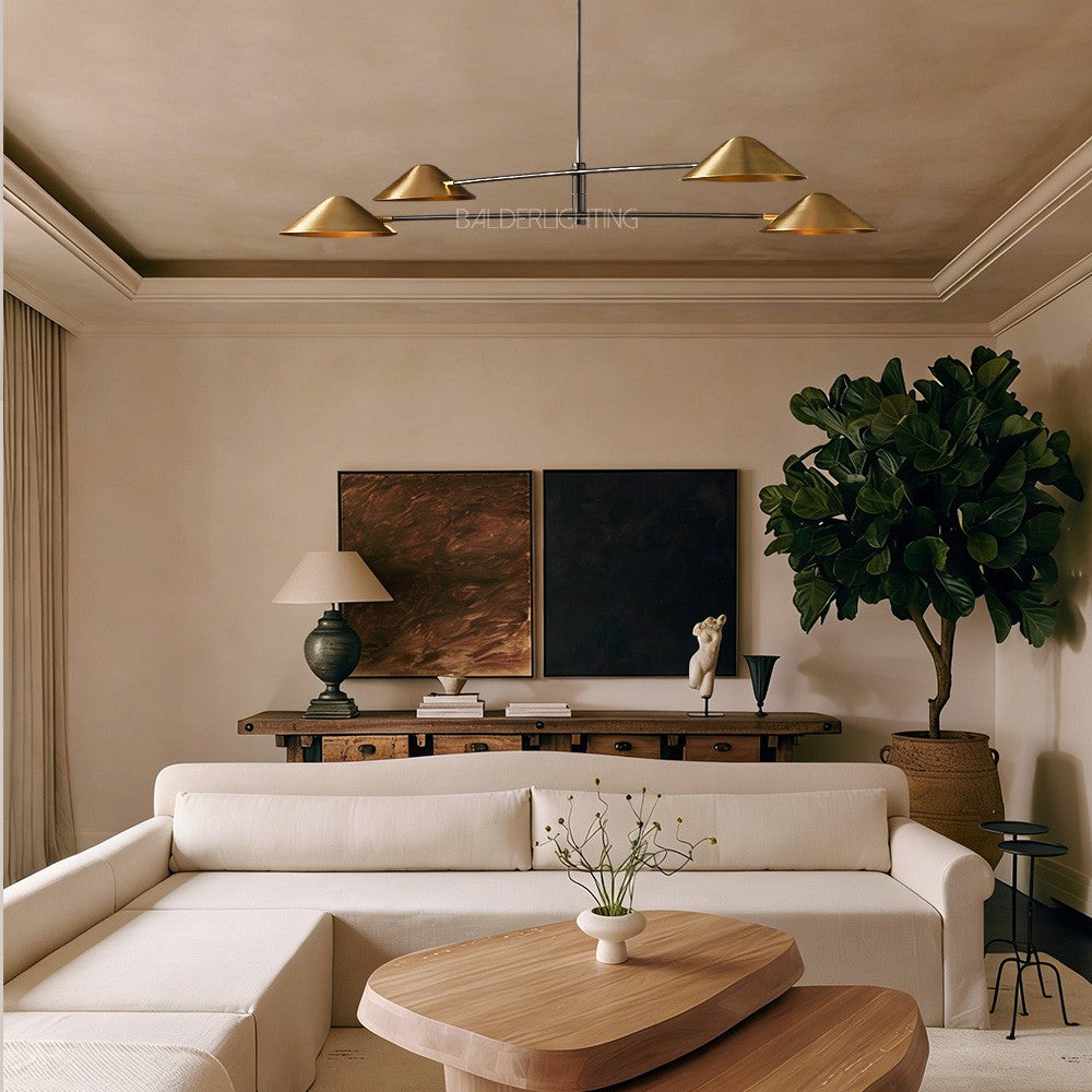 Sivlian 4-Light Linear Chandelier
