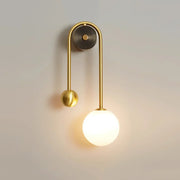 Spherical Light Luxury Wall Lamp