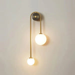Spherical Light Luxury Wall Lamp