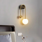 Spherical Light Luxury Wall Lamp