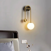 Spherical Light Luxury Wall Lamp