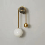 Spherical Light Luxury Wall Lamp