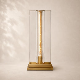 Savren Crystal Square Table Lamp 14