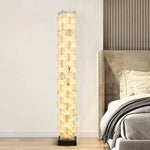 Stacked Alabaster Squares Floor Lamp — image 3