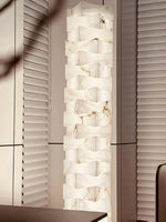 Stacked Alabaster Squares Floor Lamp — image 16