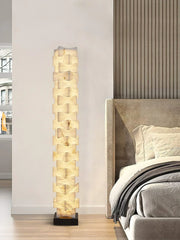 Stacked Alabaster Squares Floor Lamp — image 13