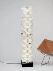 Stacked Alabaster Squares Floor Lamp — image 8