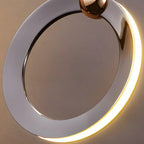 Staircase Lighting Chandelier LED Ring Cluster Rotating Ceiling Light
