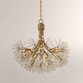 Stone Quartz Nine-Light Chandelier