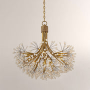 Stone Quartz 9 Lights Chandelier