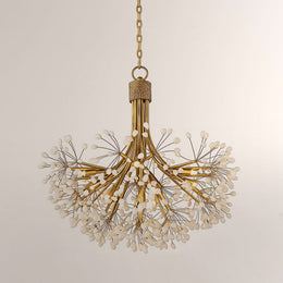 Stone Quartz 9 Lights Chandelier