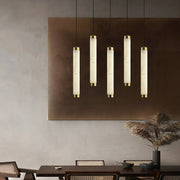 Strip Alabaster Pendant Light