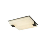 Stylish Black Square Alabaster Ceiling Light — image 1