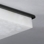 Stylish Black Square Alabaster Ceiling Light — image 12