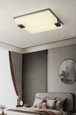 Stylish Black Square Alabaster Ceiling Light — image 3